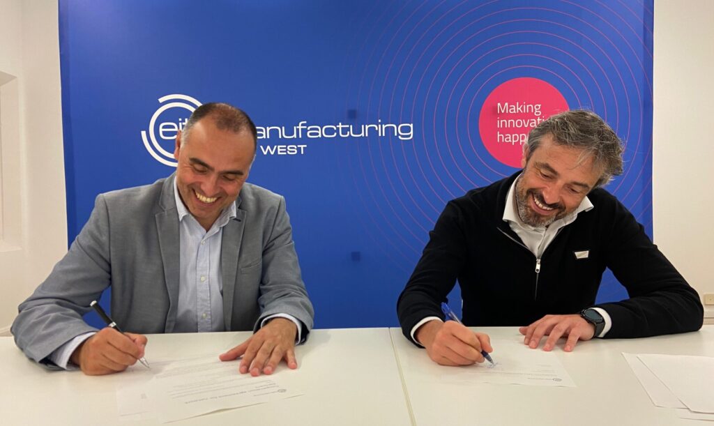 Antoni Pijoan, Managing Director EIT Manufacturing West, and Pedro Muñoz-Baroja, Managing Partner of Easo Ventures