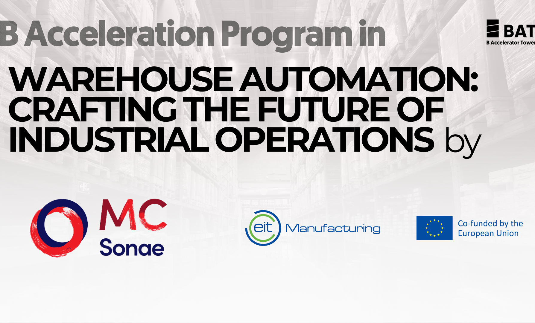 Driving Innovation in Warehouse Automation - EIT Manufacturing